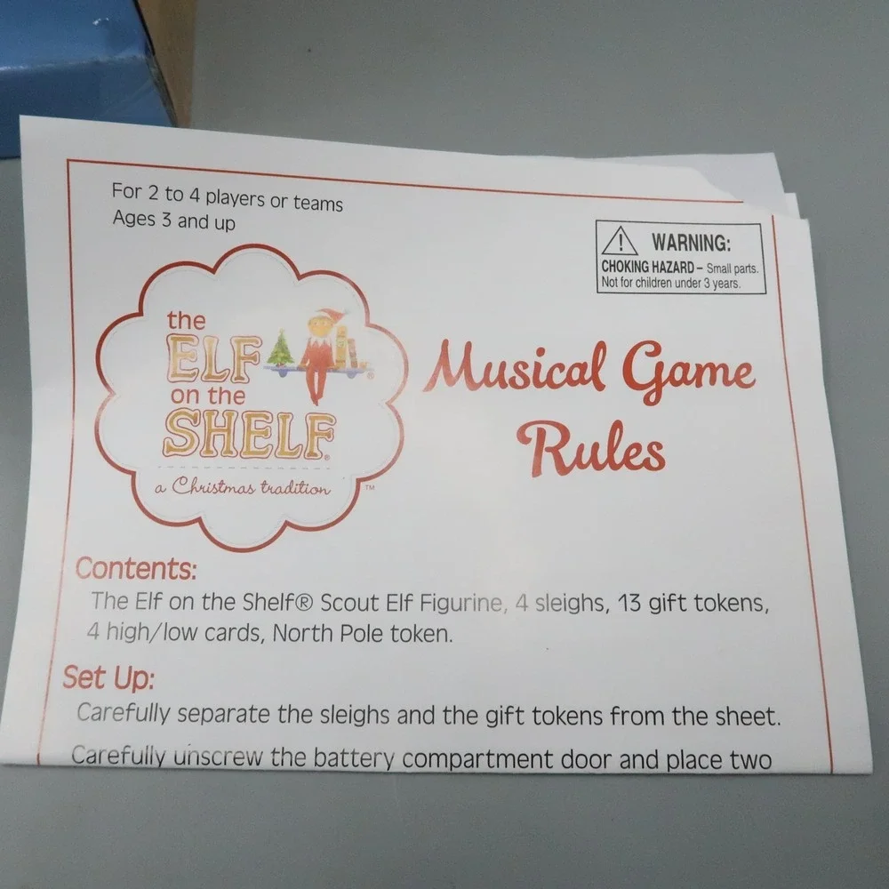 ELF ON THE SHELF Hide and Seek GAME Pressman Christmas Holiday Party Tradition